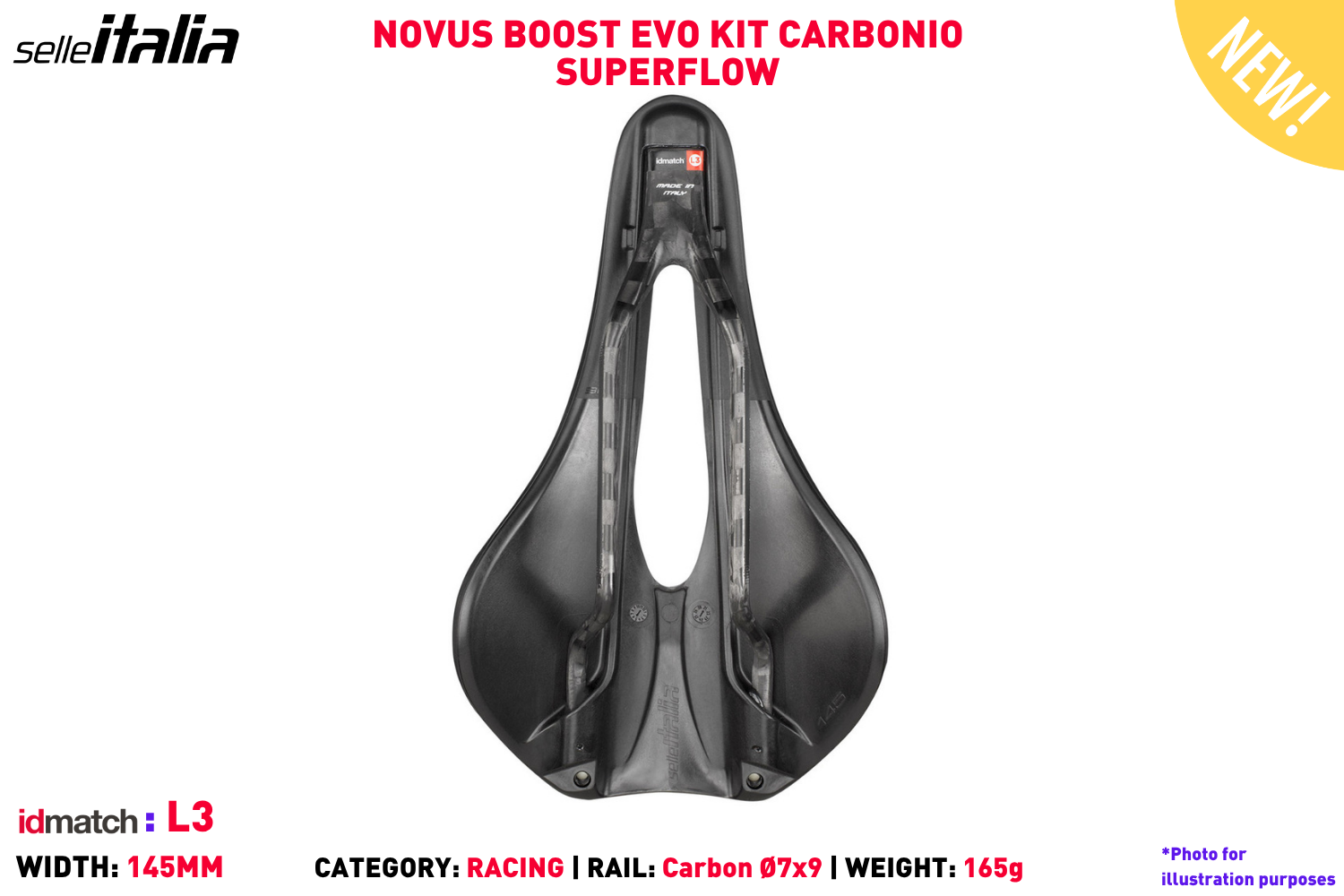 Novus Boost EVO 3D Kit Carbonio Superflow - L3 | Hup Leong Company